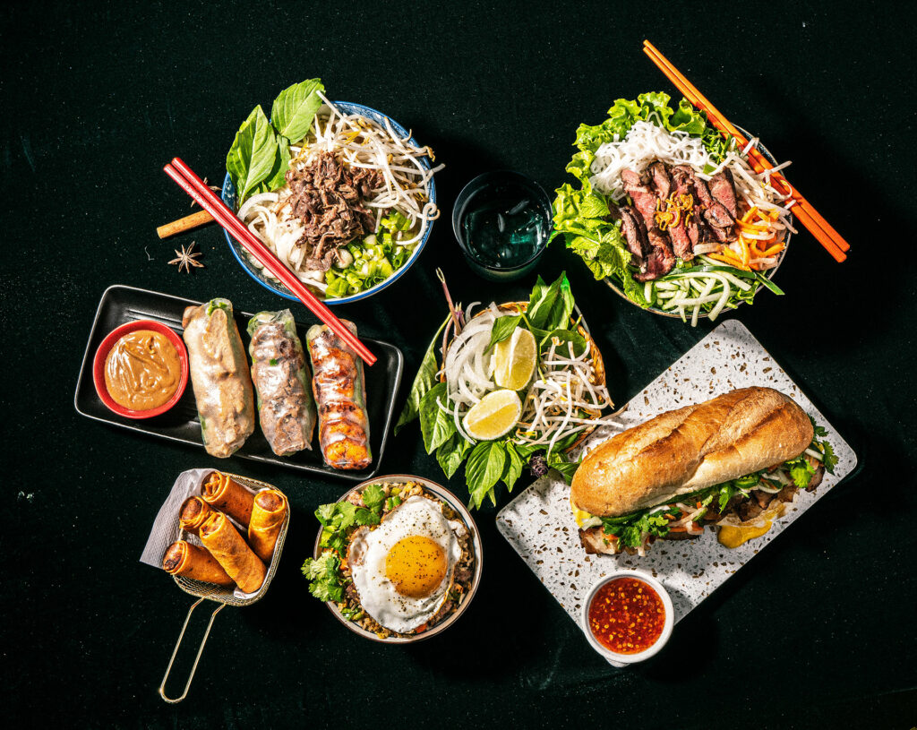 Catering vietnamese food at Roll Play in Tysons Corner Virginia